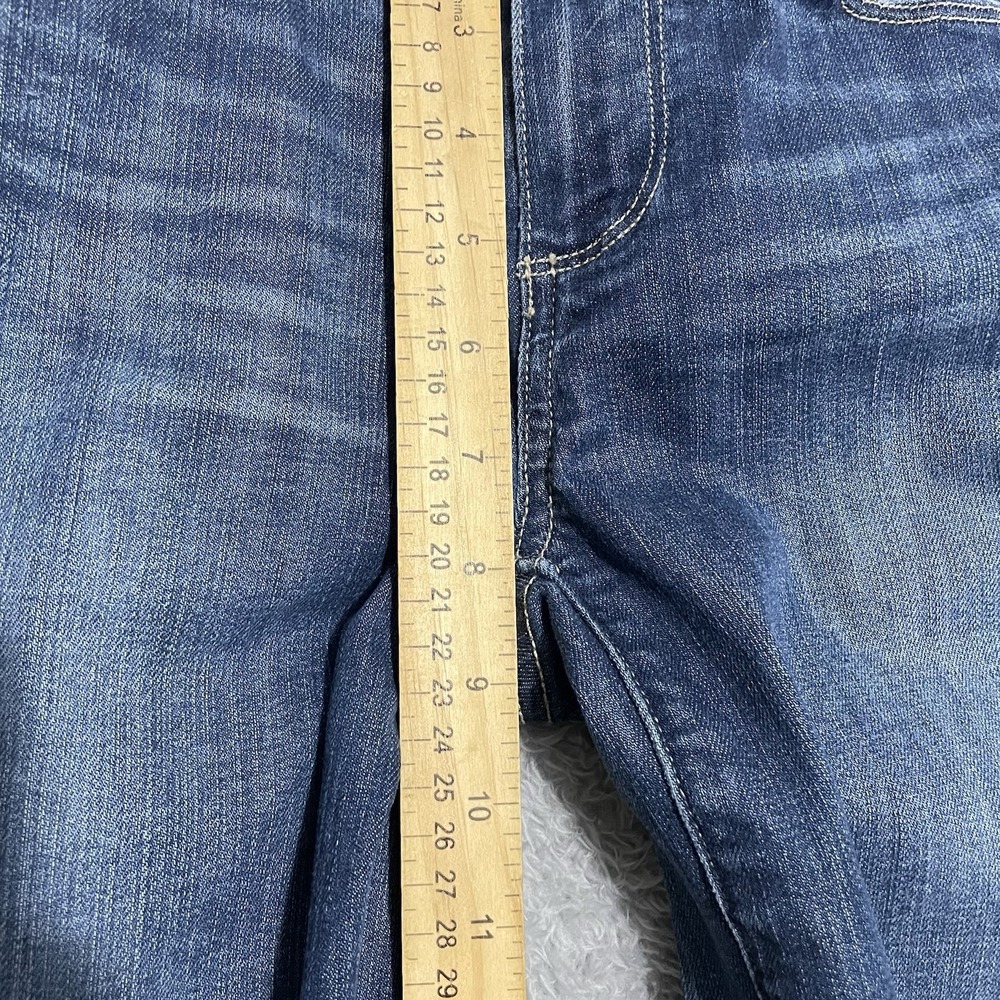 PAIGE Jeans Womens Size 27 Kylie Crop Dark Wash‎ Cuffed Blue Denim Stretch - Picture 5 of 7